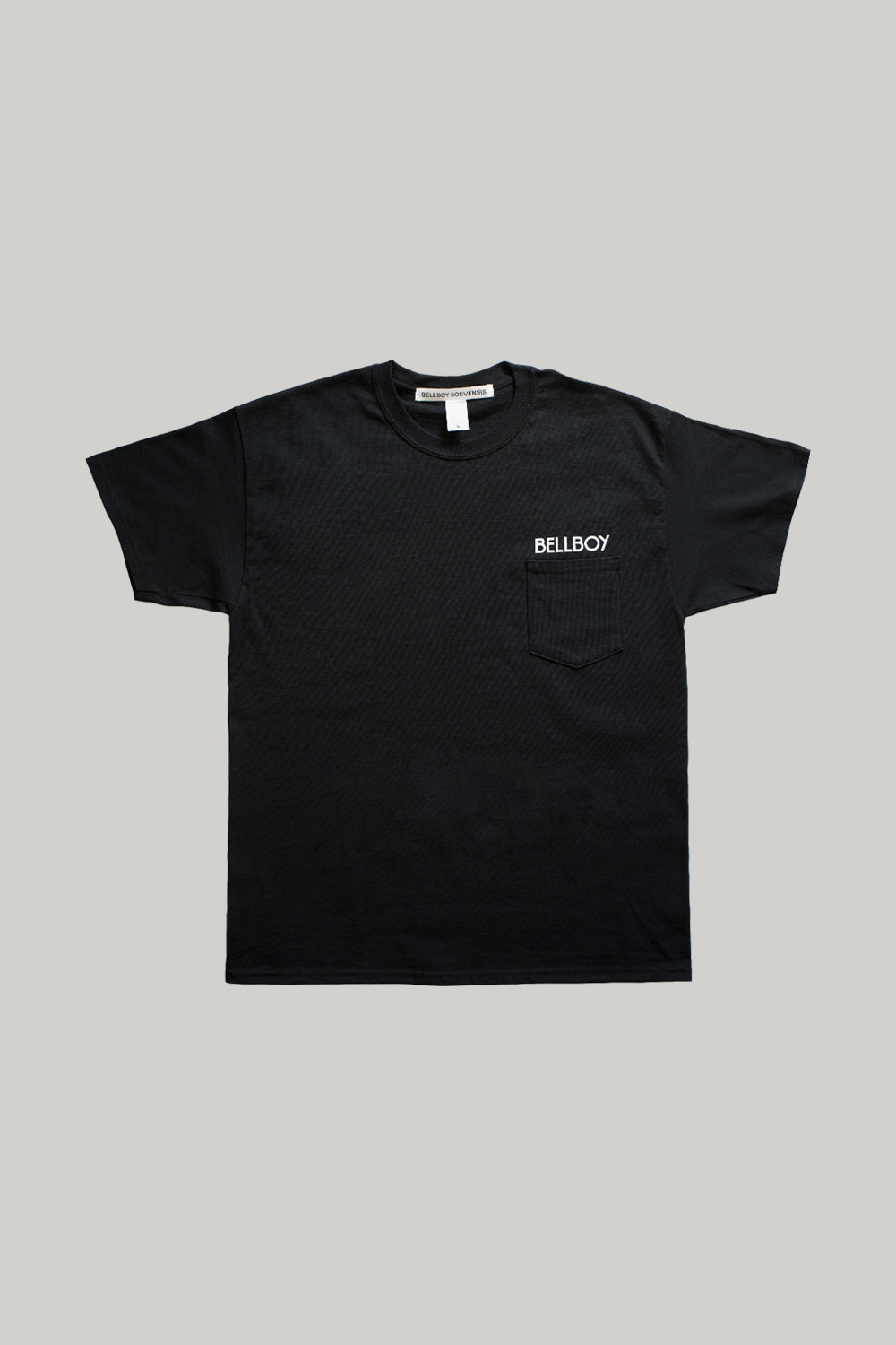 BELLBOY Pocket T-Shirts - Black 티셔츠, 워시드 헤비웨이트 티셔츠, 옥스포드셔츠, 버튼다운셔츠, 메신저백, 캔버스백